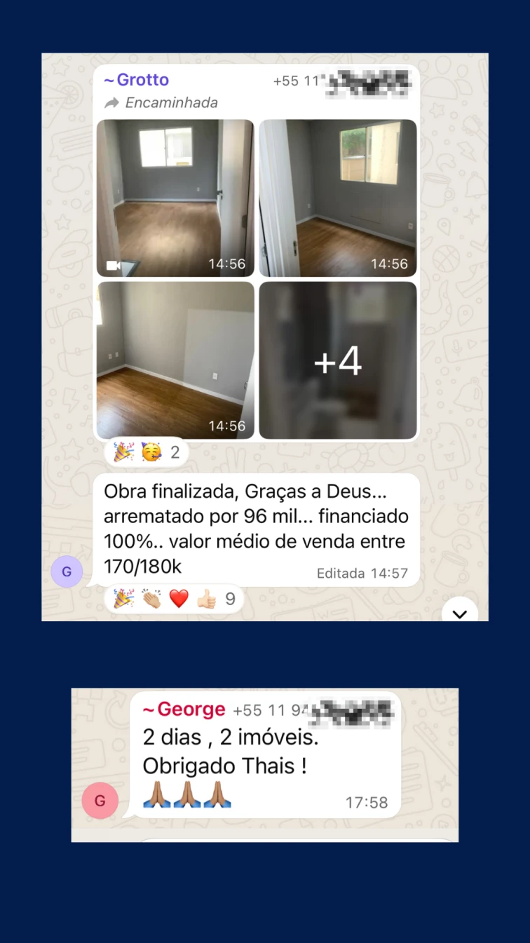Depoimento de aluno do Leilão com Crédito