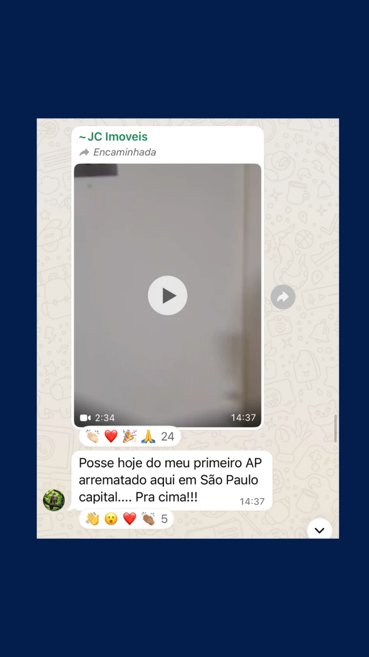 Depoimento de aluno do Leilão com Crédito