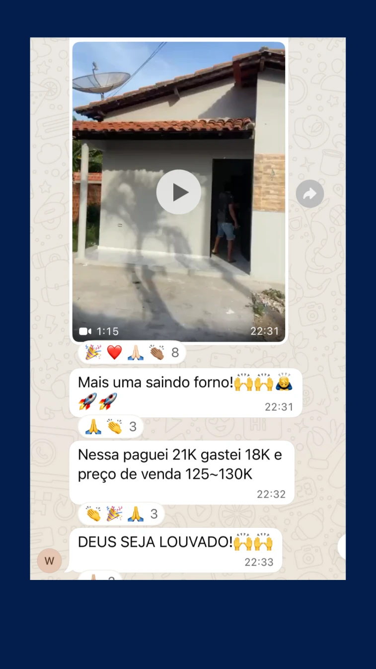 Depoimento de aluno do Leilão com Crédito